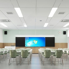 现代教室3D模型下载